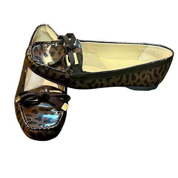 Ellen Tracy Wanda Leopard Animal Print Slip-on 5.5 - Picture 1 of 16